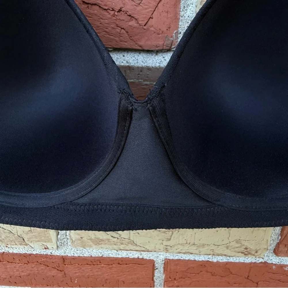 Vanity Fair NWT Body Shine Full Coverage Black Wirefree T-shirt Bra 72298 🖤